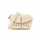 CHANEL CALFSKIN QUILTED SMALL CAMERA CASE WHITE GOLD HARDWARE (21*15*4cm)