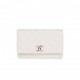 CHANEL WALLET ON CHAIN WOC WHITE CAVIAR LIGHT GOLD HARDWARE (19*12*4cm)