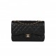 CHANEL JUMBO CLASSIC DOUBLE FLAP BAG BLACK CAVIAR GOLD HARDWARE (30*20*9cm)