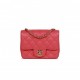 CHANEL MINI SQUARE FLAP BAG PINK CAVIAR GOLD HARDWARE (17*13*8cm)