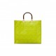 FENDI SUNSHINE MEDIUM - ACID GREEN LEATHER SHOPPER 8BH386AMCVF1JCP (35*31*17cm)