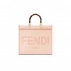 FENDI SUNSHINE MEDIUM - PALE PINK LEATHER SHOPPER 8BH386ABVLF14N1 (35*31*17cm)