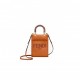 FENDI MINI SUNSHINE SHOPPER - BROWN LEATHER MINI-BAG 8BS051ABVLF0PWZ (18*13*6.5cm)