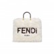 FENDI SUNSHINE LARGE - WHITE MOHAIR SHOPPER 8BH372ALG4F1IVB (40.5*35*21.5cm)