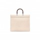 FENDI SUNSHINE MEDIUM - PALE PINK FULL GRAIN LEATHER SHOPPER 8BH386ALFYF065R (35*31*17cm)