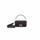 FENDI BAGUETTE - BLACK FF CANVAS BAG 8BR600AMCDF1CFJ (27*15*6cm)