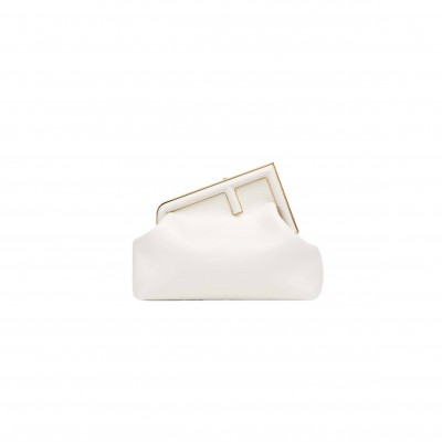 FENDI FIRST MEDIUM - WHITE LEATHER BAG8BP127ABVEF0QVL (32.5*23.5*15cm)