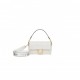 FENDI BAGUETTE - WHITE FF CANVAS BAG 8BR600AMCDF1CFK (27*15*6cm)