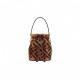 FENDI MON TRESOR - MINI-BAG IN BROWN SHEEPSKIN 8BS010A8HPF180S (18*12*10cm)