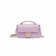 FENDI BAGUETTE CHAIN MIDI - LILAC NAPPA LEATHER BAG 8BR793AH9CF1HO5 (24*14.5*7cm)