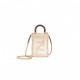 FENDI MINI SUNSHINE SHOPPER - PINK SHEEPSKIN MINI-BAG WITH INLAY 8BS051AL9YF1J47 (18*13*6.5cm)