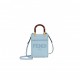 FENDI MINI SUNSHINE SHOPPER - LIGHT BLUE LEATHER MINI BAG 8BS051ABVLF1993 (18*13*6.5cm)