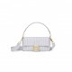 FENDI BAGUETTE - LIGHT BLUE STRIPED FABRIC BAG 8BR600ALVQF1J60 (27*15*6cm)