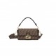 FENDI BAGUETTE - JACQUARD FF FABRIC BAG 8BR600A6V5F17U4 (27*15*6cm)