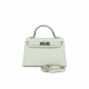 HERMES MINI KELLY SELLIER 20 VERT FIZZ CHEVRE PALLADIUM HARDWARE (19.1*11.4*5.6cm)