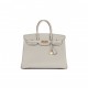 HERMES BIRKIN 35 GRIS PERLE TOGO GOLD HARDWARE 39891068813406 (34.9*27.9*17.8cm)