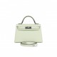 HERMES MINI KELLY SELLIER 20 VERT FIZZ EPSOM PALLADIUM HARDWARE (19.1*11.4*5.6cm)