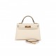 HERMES MINI KELLY SELLIER 20 NATA EPSOM GOLD HARDWARE (19.1*11.4*5.6cm)