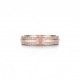 Tiffany T Narrow Pavé Diamond Ring in 18k Rose Gold