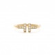 Tiffany T Diamond Wire Ring in 18k Gold