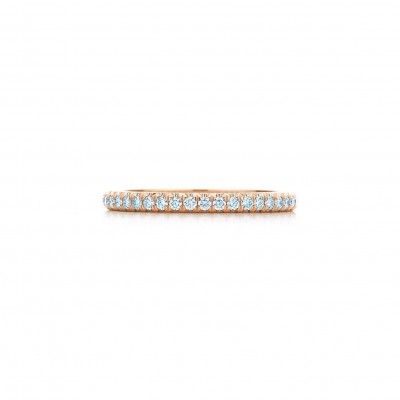 TIFFANY SOLESTE® FULL ETERNITY RING IN PLATINUM WITH DIAMONDS