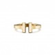 TIFFANY T SQUARE RING IN YELLOW GOLD