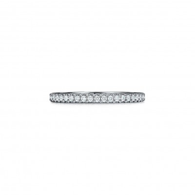 TIFFANY SOLESTE® FULL ETERNITY RING IN PLATINUM WITH DIAMONDS