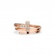 Tiffany T Diamond Square Wrap Ring in 18k Rose Gold