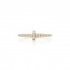 Tiffany T Diamond Wire Band Ring in 18k Gold