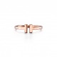 TIFFANY T WIRE RING IN 18K ROSE GOLD