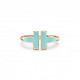 TIFFANY T TURQUOISE WIRE RING IN 18K GOLD