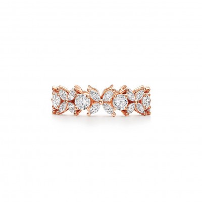 TIFFANY VICTORIA® ALTERNATING DIAMOND BAND RING