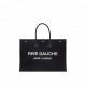 YSL RIVE GAUCHE TOTE BAG IN LINEN AND LEATHER 49929096N9E1070 (48*36*16cm)