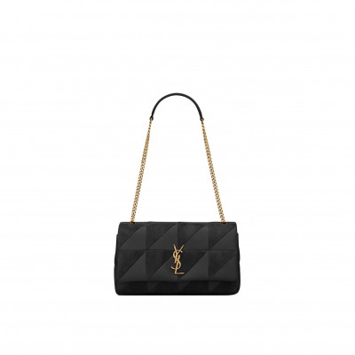 YSL JAMIE MEDIUM CHAIN BAG IN LAMBSKIN AND SUEDE 515821COPP71000 (25*15*7.5cm)