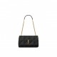 YSL JAMIE MEDIUM CHAIN BAG IN LAMBSKIN AND SUEDE 515821COPP71000 (25*15*7.5cm)