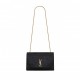 YSL KATE MEDIUM REVERSIBLE CHAIN BAG IN SUEDE AND CROCODILE-EMBOSSED LEATHER 55380424O1W1062 (28.5*20*6cm)