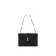 YSL ENVELOPE LARGE BAG IN MIX MATELASS&EACUTE; GRAIN DE POUDRE EMBOSSED LEATHER 600166BOW911000 (31*22*7.5cm)