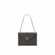 YSL ENVELOPPE LARGE BAG IN MIX MATELASS&EACUTE; GRAIN DE POUDRE EMBOSSED LEATHER 600166BOW971112 (31*22*7.5cm)