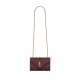 YSL ENVELOPE SMALL BAG IN MIX MATELASS&EACUTE; GRAIN DE POUDRE EMBOSSED LEATHER 600195BOW916475 (21*13*6cm)