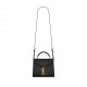 YSL CASSANDRA MINI TOP HANDLE BAG IN CROCODILE-EMBOSSED SHINY LEATHER 623930DND0J1000 (20*16*7.5cm)