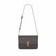 YSL SOLFERINO MEDIUM SATCHEL IN BOX SAINT LAURENT LEATHER 6343050SX0W1112 (23*16*6cm)