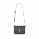 YSL SOLFERINO SMALL SATCHEL IN BOX SAINT LAURENT LEATHER 6343060SX0W1112 (19*13*5cm)