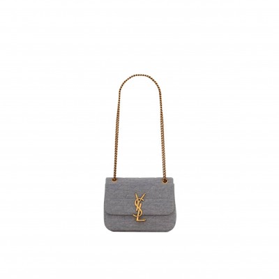 YSL JAMIE MINI CHAIN BAG IN JERSEY 6981622F9271407 (17.5*13*5cm)