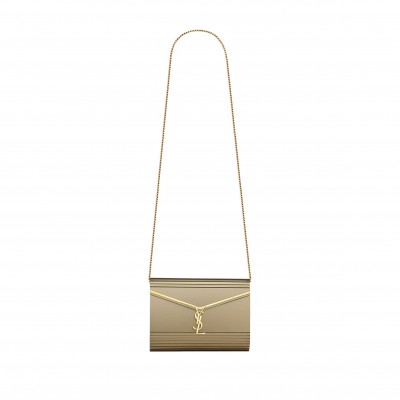 YSL VICKY MINIAUDIERE IN PLEXIGLASS 716543JA70J2315 (18*13.5*5cm)