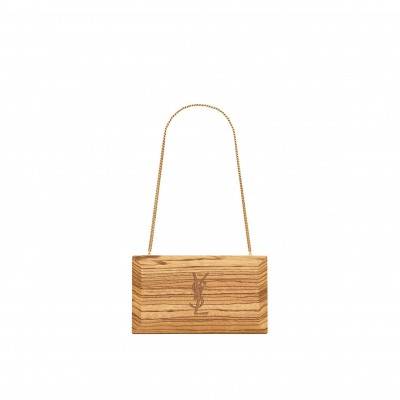 YSL MINAUDIERE IN STRIPED WOOD 719463GAAC12049 (29*11*2.5cm)