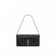 YSL KATE 99 CHAIN BAG IN ALLIGATOR-EMBOSSED LEATHER 72366015F0W1000 (26*13.5*4.5cm)