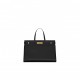 YSL MANHATTAN LARGE SHOPPING BAG IN SHINY LEATHER 7341350SX0W1000 (50*36*19cm)