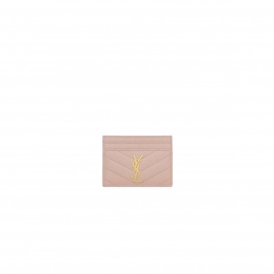 YSL CASSANDRE MATELASSÉ CARD CASE IN GRAIN DE POUDRE EMBOSSED LEATHER 423291BOW016920 (10.5*7.5*0.5cm)