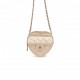 CHANEL CC IN LOVE HEART CLUTCH WITH CHAIN GOLD LAMBSKIN LIGHT GOLD HARDWARE (13*13*5cm)