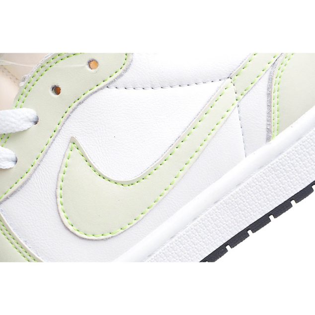  Air Jordan 1 Low Low Top Retro Culture Basketball Shoes White Green